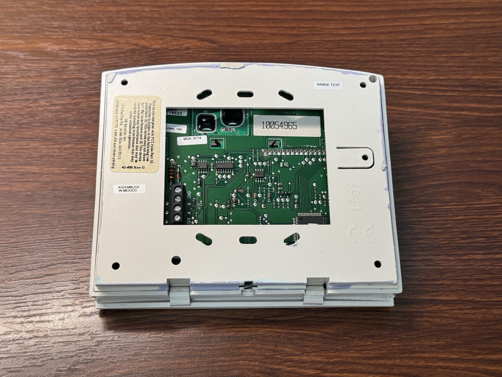 GE Security Concord Keypad