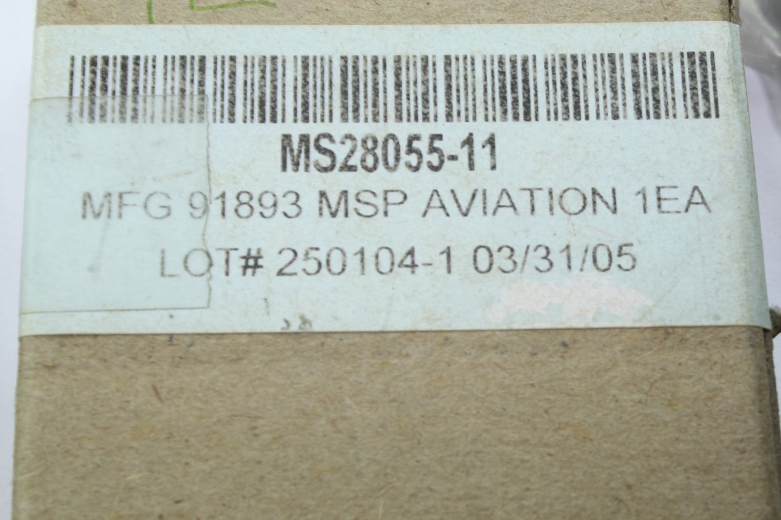 MS28055-11 Black Aluminum Bezel, Instrument Mounting