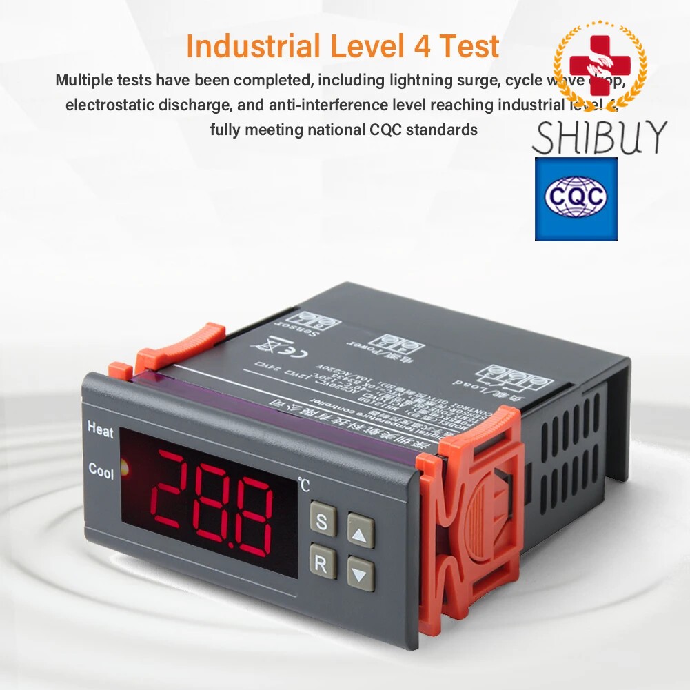 Digital -40 To 120 Degrees Alarm Function Electronic Thermostat Controller
