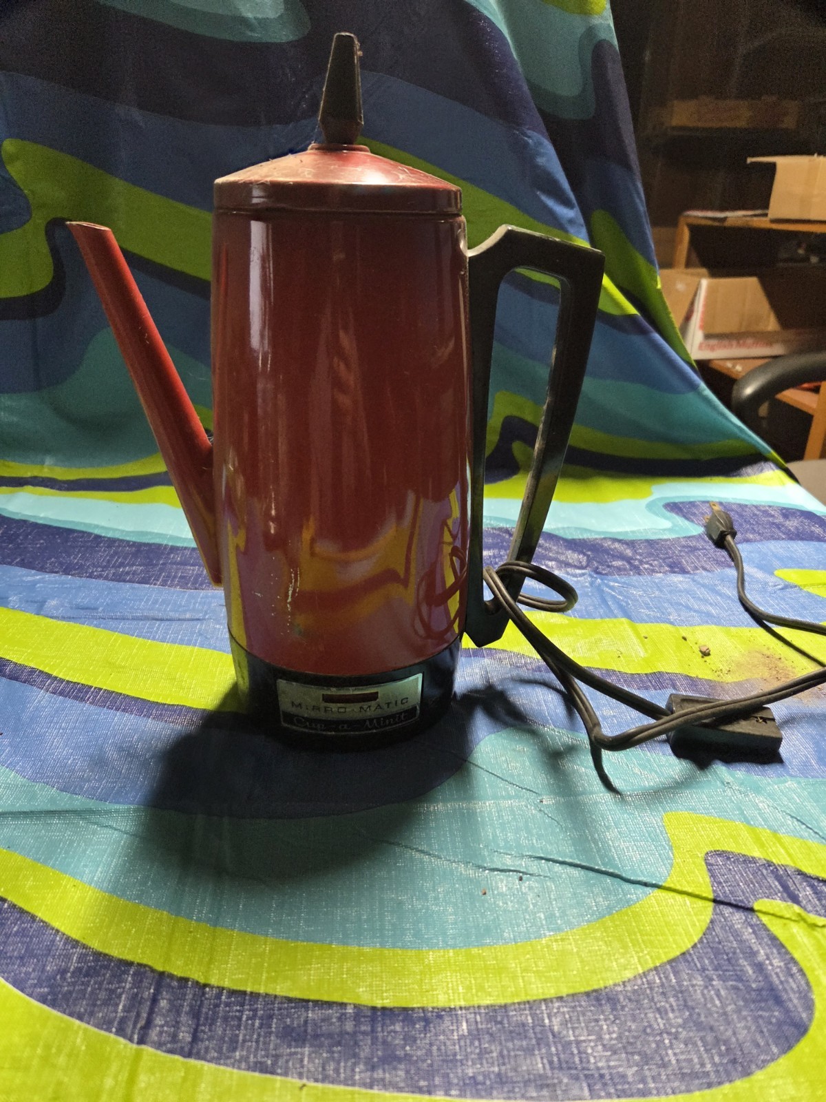 mirro matic percolator. 10 Cup. Untested. Needs Cleaned. See Pics