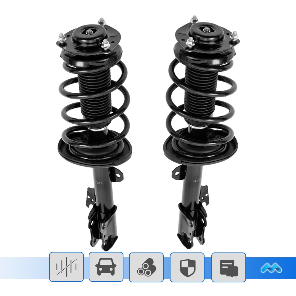 Box(2) Front Struts Shocks For 10-15 Lexus RX350 RX450h 10-13 Toyota Highlander