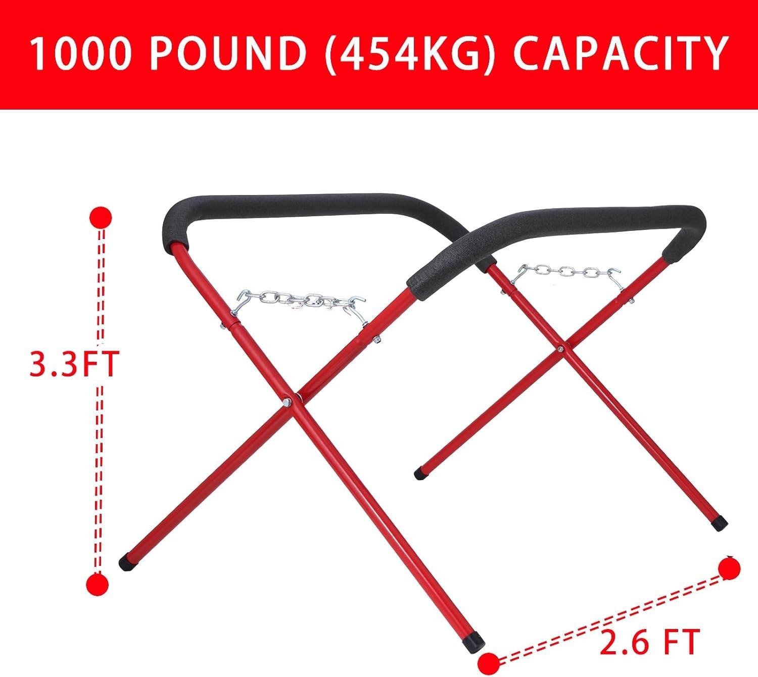 Portable Workbench Folding Work Stand, 1,000 Pound Capacity Foldable Work Table,