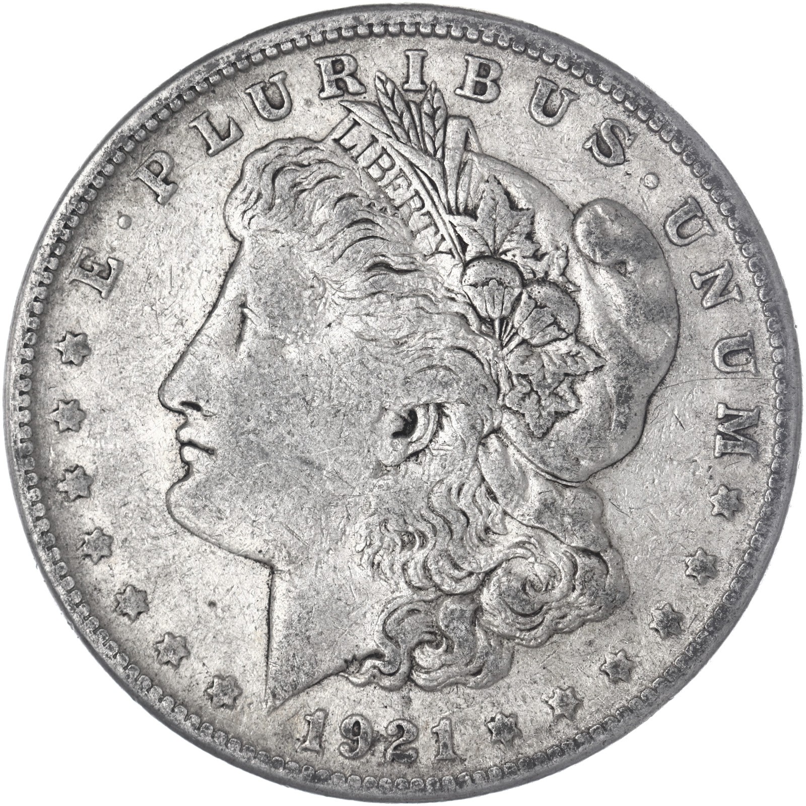 1921 S Morgan Silver Dollar Very Fine VF See Pics A993