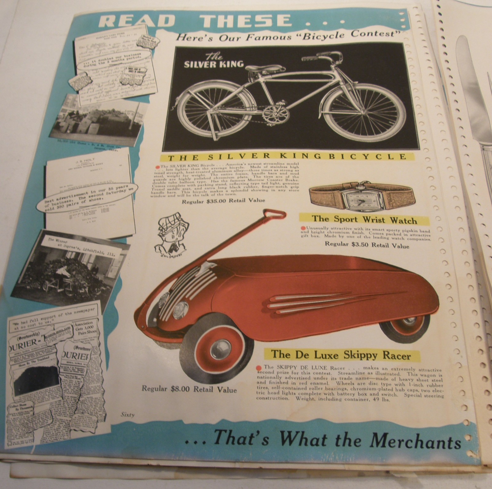 1938 PETERS WEATHER BIRD SHOES ADVERTISING PROMOTIONS NOVELTIES TOYS STAMP PLAN