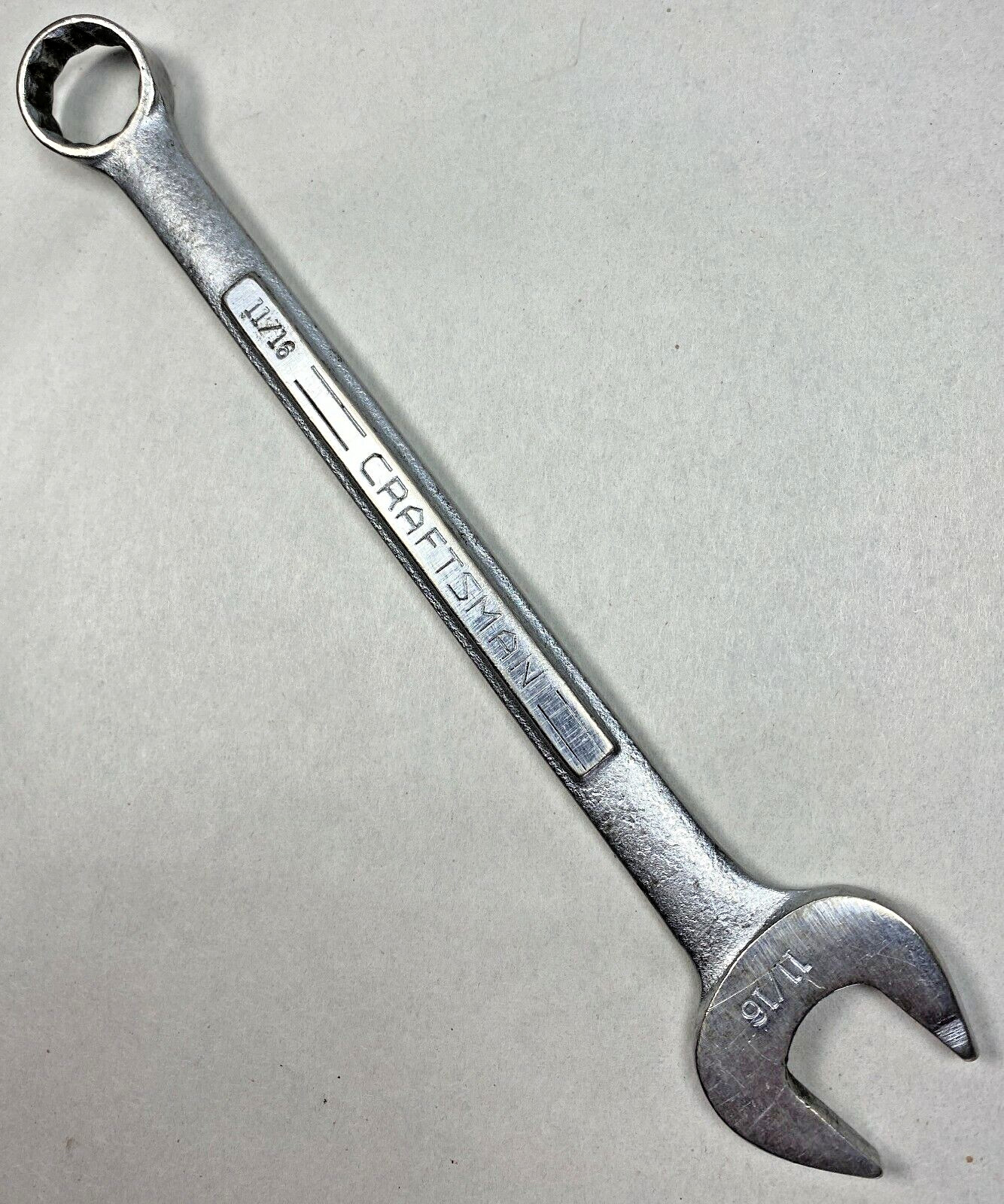 Vintage Craftsman Tools =V=Series - 11/16" Combination Wrench 12 Point USA Tool