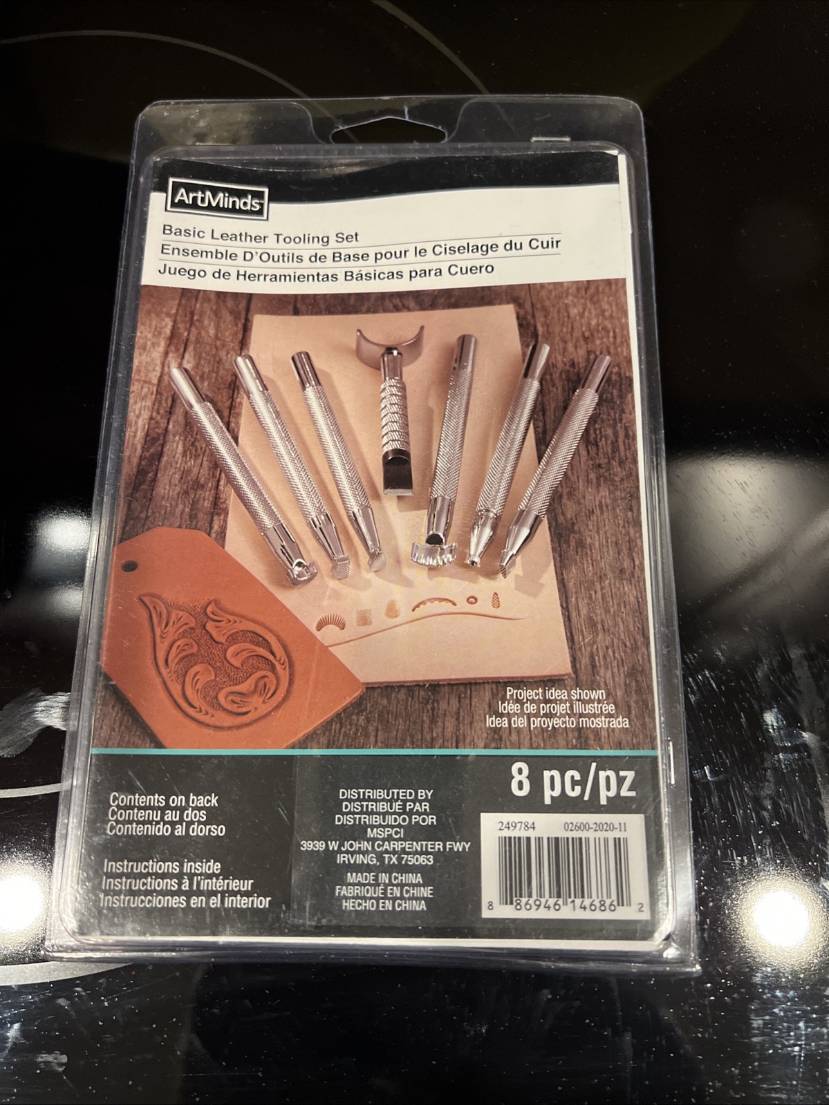 NEW ArtMinds Basic Leather Tooling Set 8 Pieces