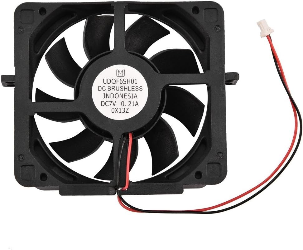 Replacement 30dB PS2 Cooler Fan, 2-Pin Connector, Easy Swap Installation