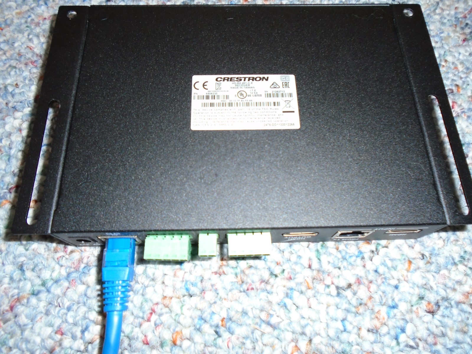 CRESTRON HD-RX-201-C-E Multiformat Switch and Receiver HDMI