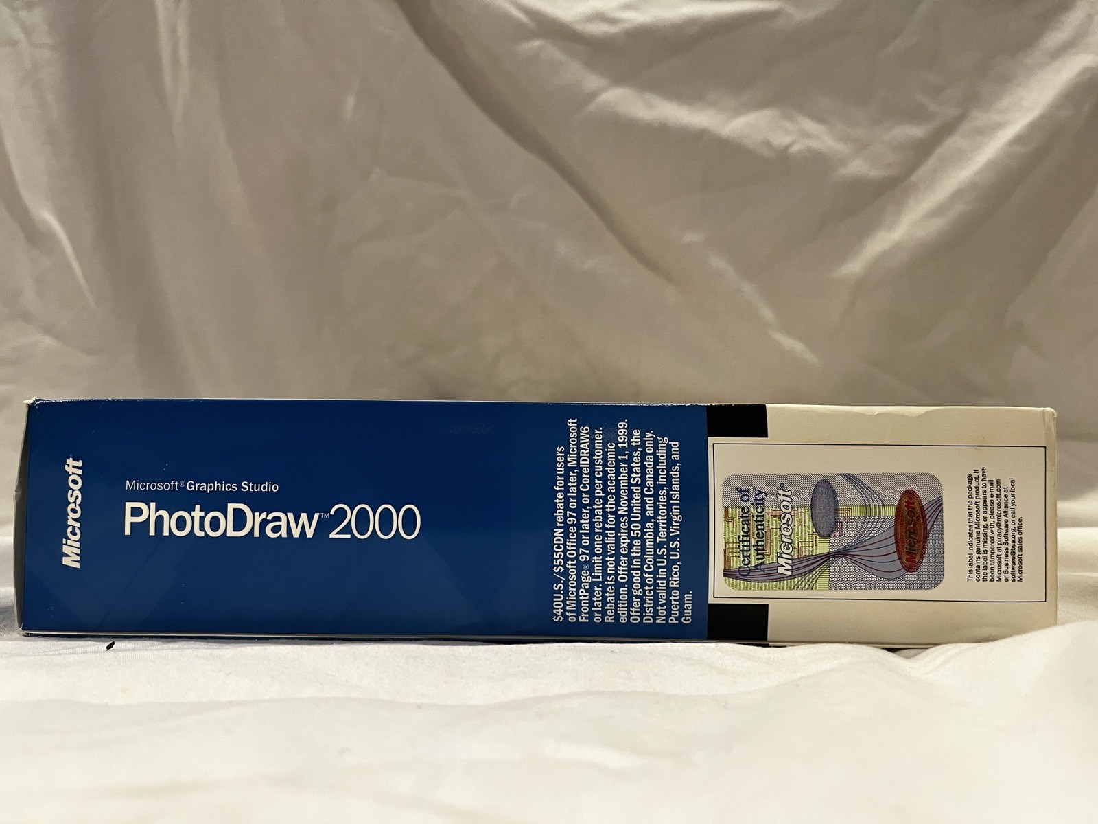 Sealed Microsoft PhotoDraw 2000 V1 Rare Charity Edition Unarchived Extra Program