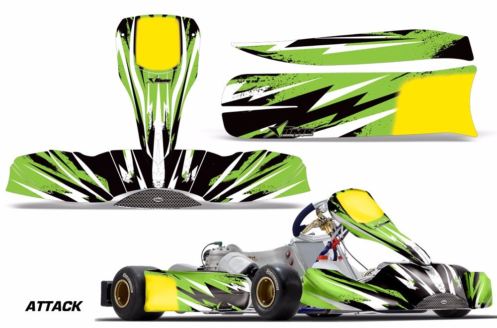 Go Kart Graphic Decals Stickers For Tony Kart M6 ATTACK G