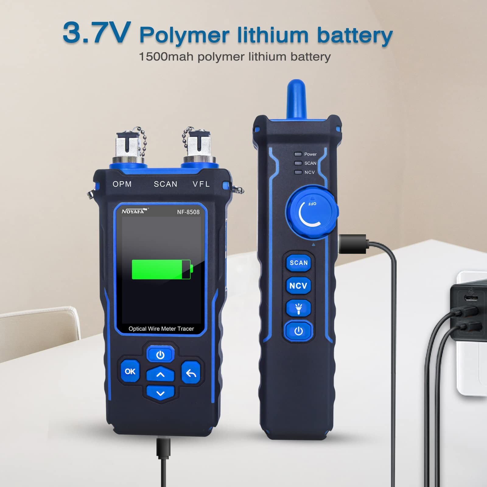 NF-8508 Network Cable Tester ,Power Meter Tester LAN Optical Meter Cable Tracker