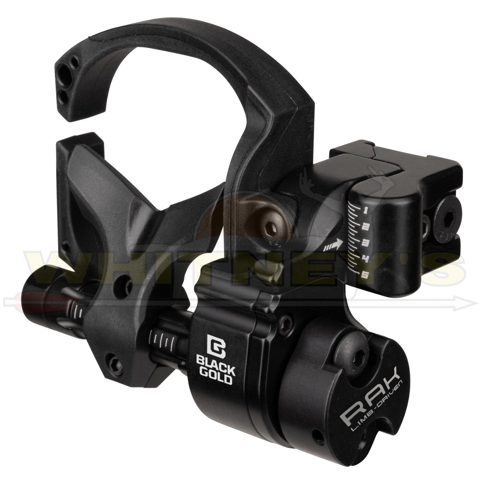 Ripcord RAK Limb Driven STD Rest - Non Micro - Right Hand - Black - RC16370X04-R