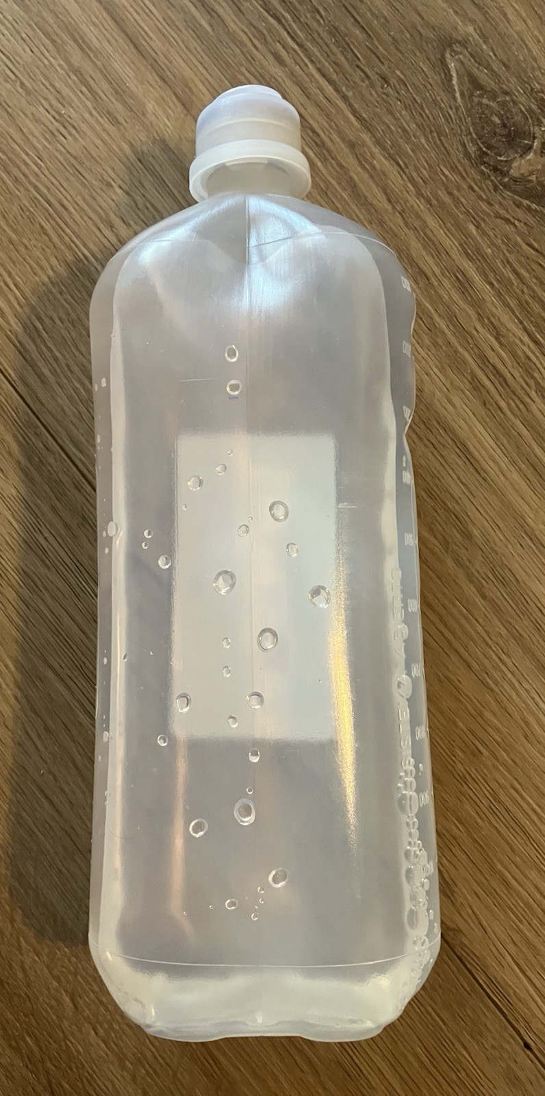 Sealed Sterile saline solution .09 percent 2 liters