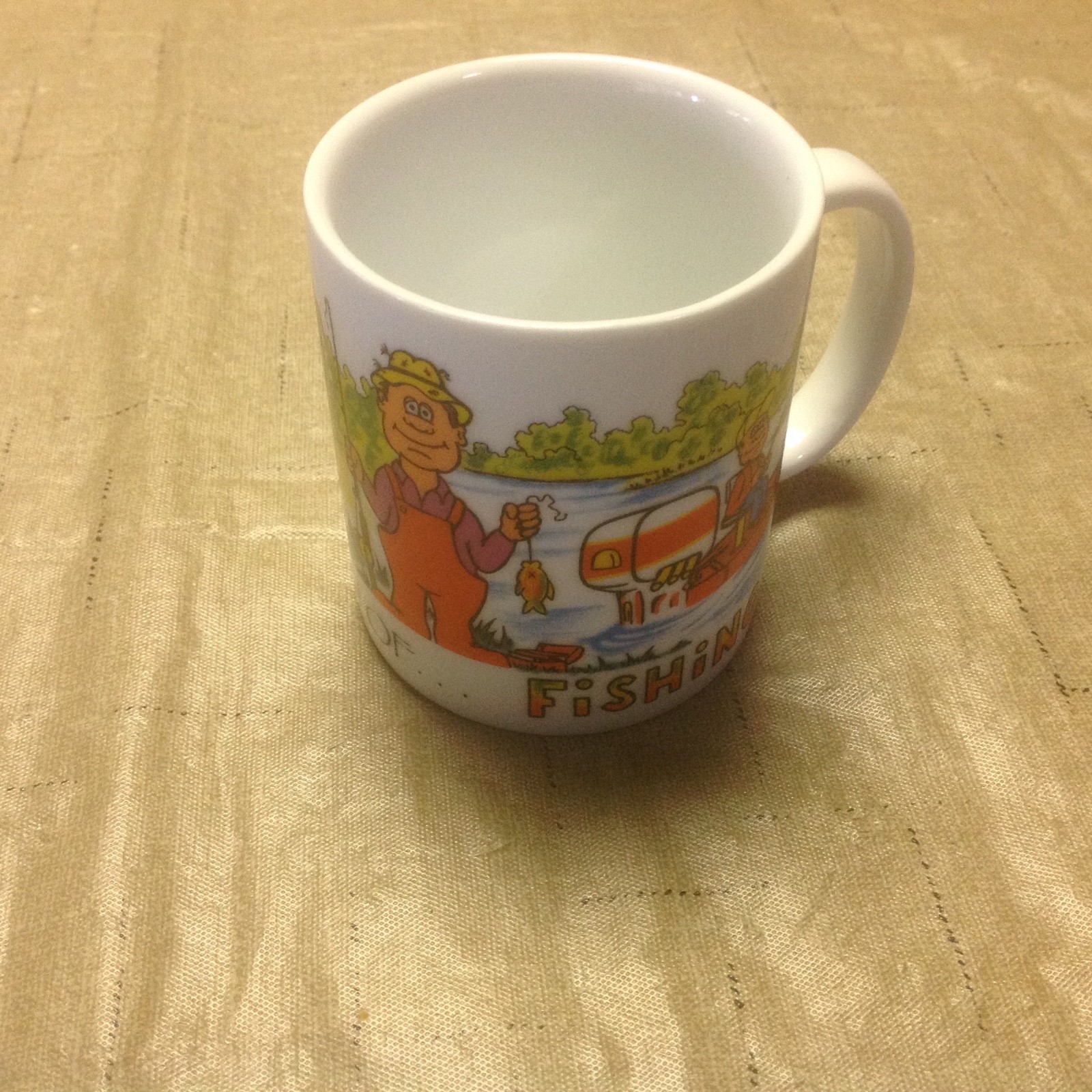 The Evolution Of Fishing Coffee Mug