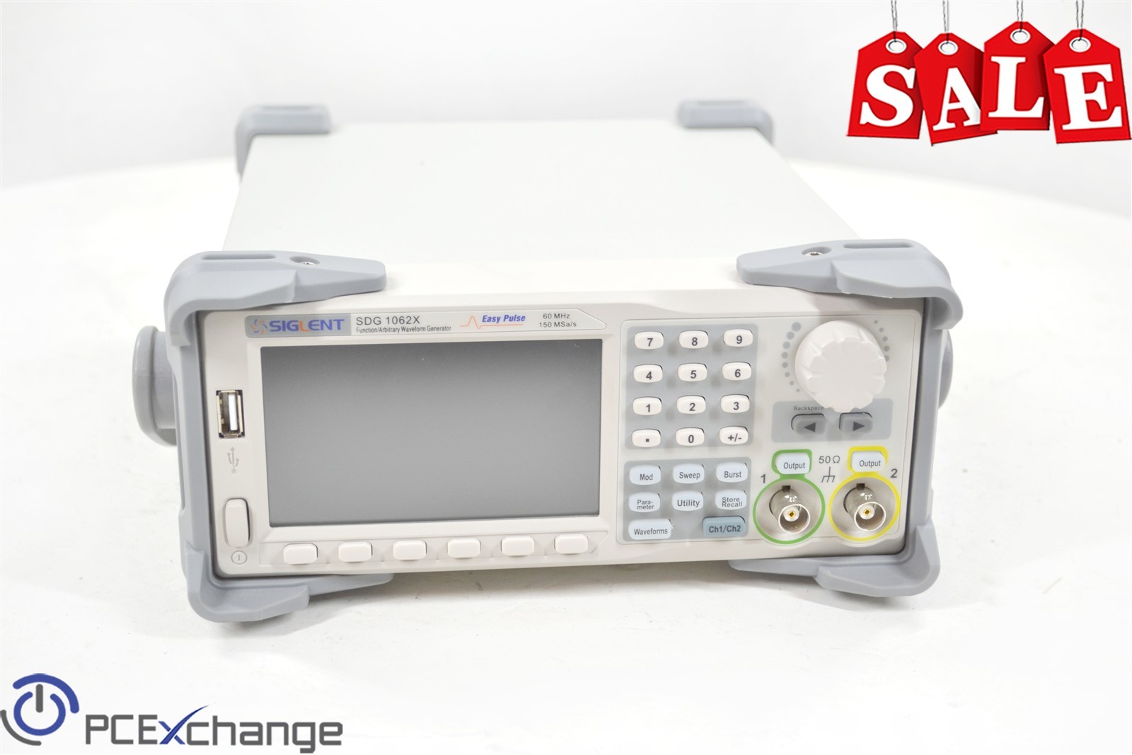 Siglent SDG1062X 60MHz Function Arbitrary Signal Generator Barely Used 8x Boot