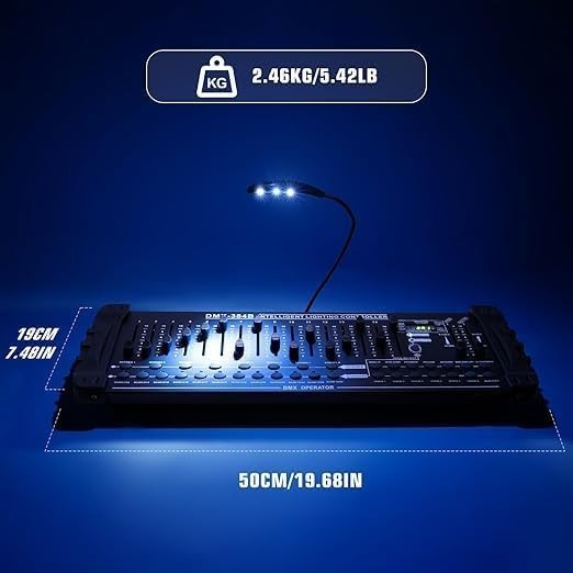 DJ Controller 384CH DMX Cotroller Use for Program Editing of Bar Club Live Li...