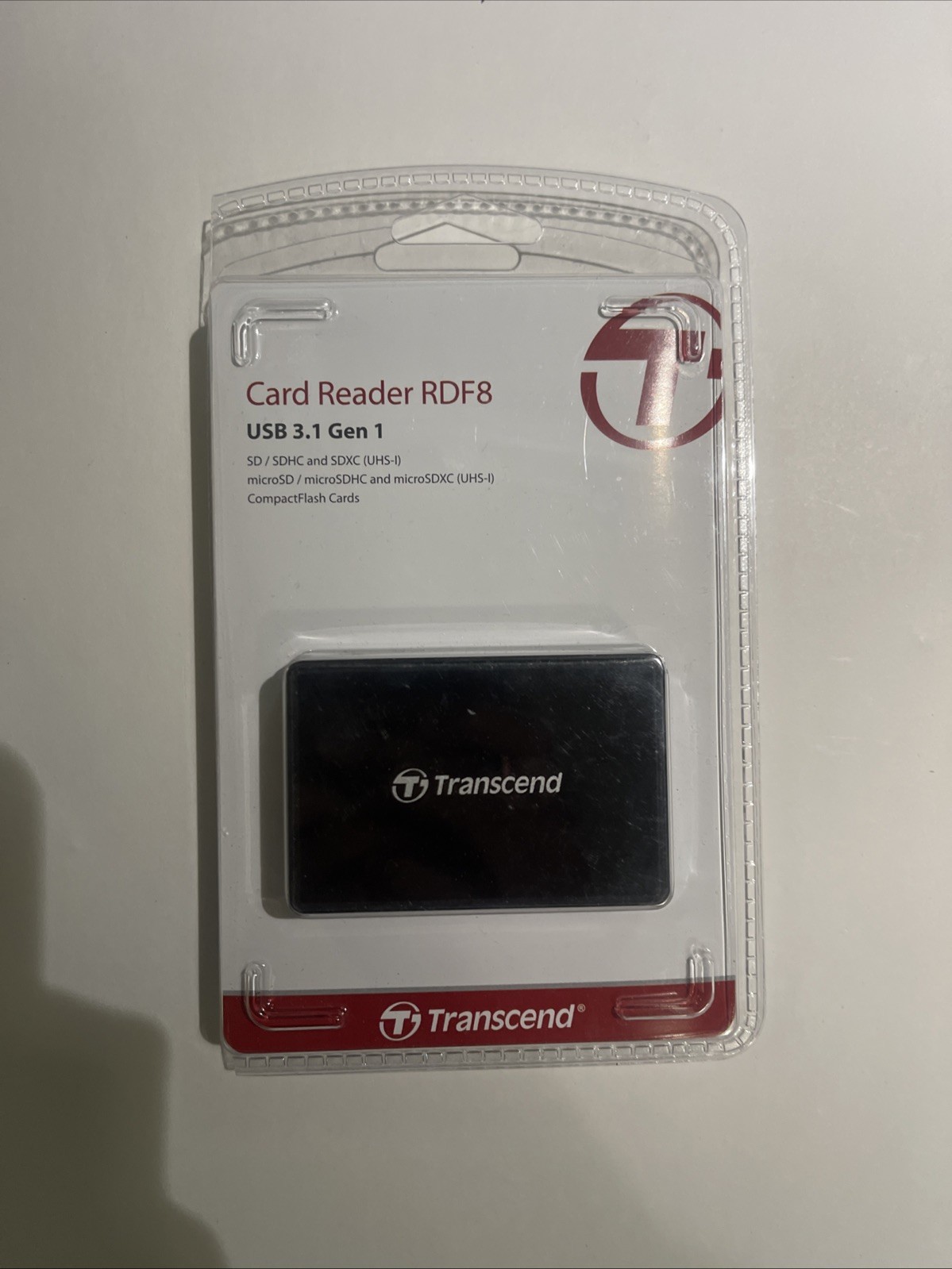 Transcend RDF8 USB 3.1 Multi Card Reader for SD SDHC SDXC UHS CF MicroSD HC