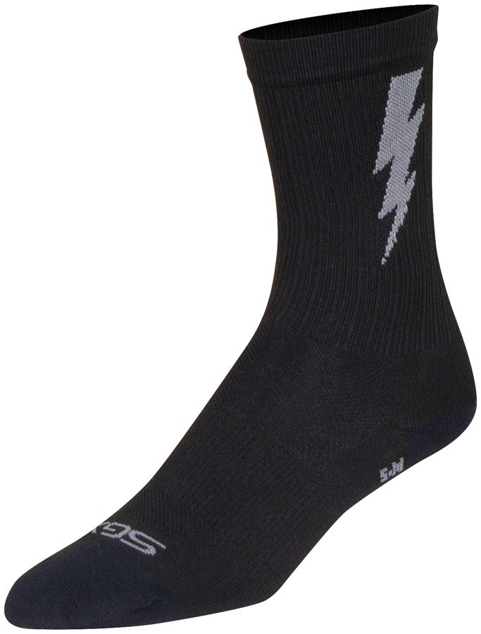 SockGuy SGX Zap 6" Compression Cycling Socks - Ventilated, Reinforced Toe &