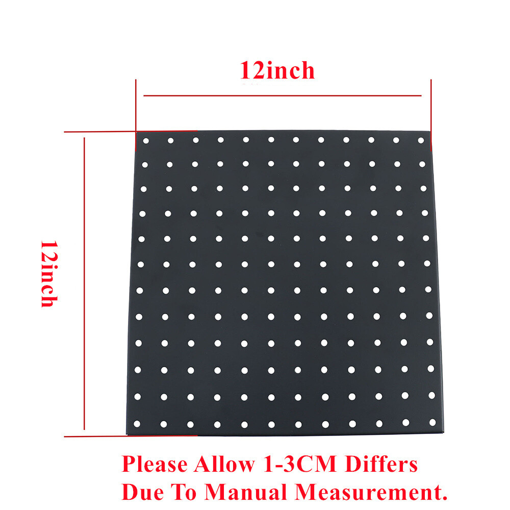 4 Pcs Pegboard Metal Pegboard Wall Panels - Pegboard Wall Organizer System