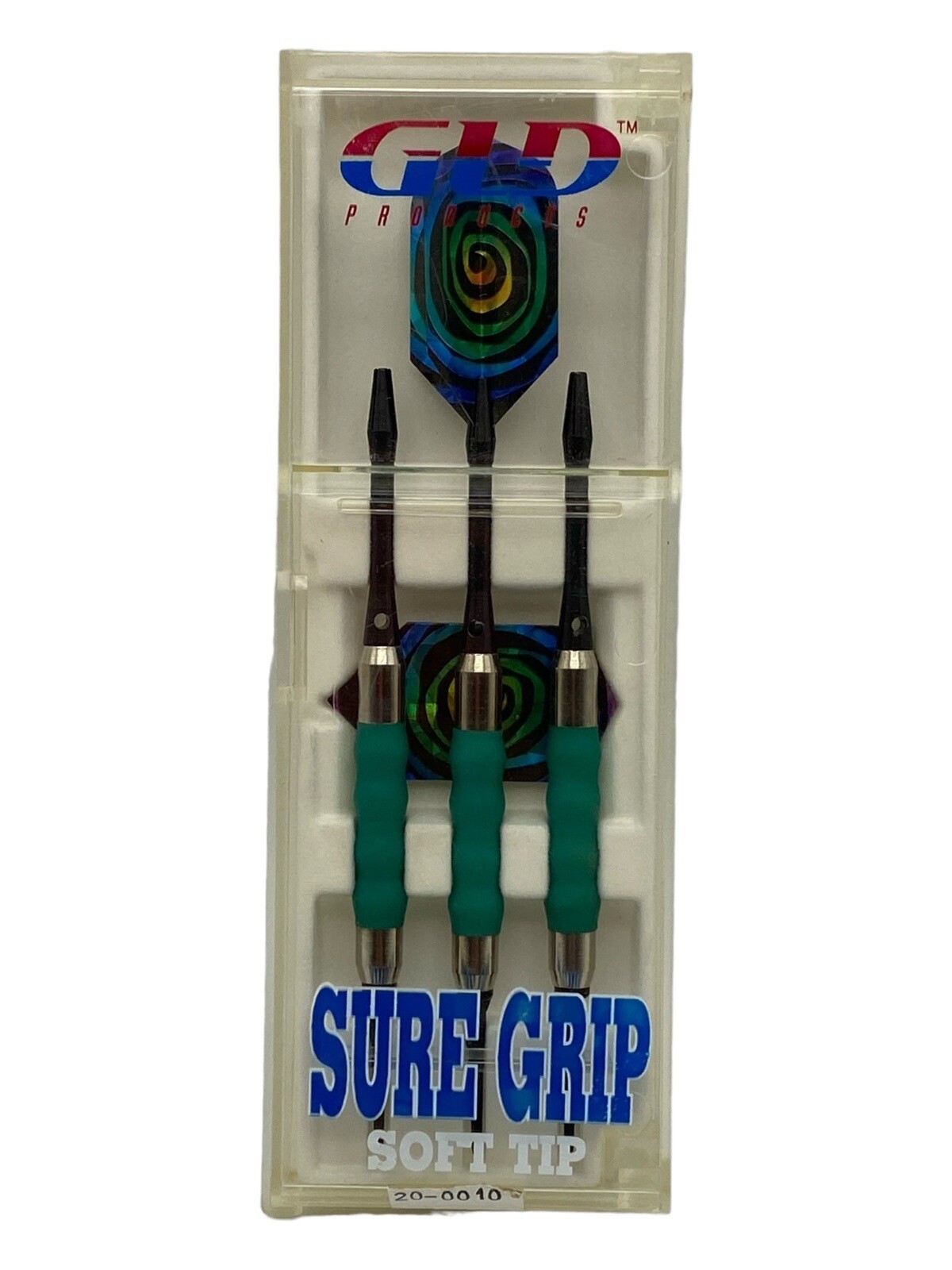 Set Of 3 GLD Products Sure Grip Soft Tip Dark Green Darts 16 Grams Old New Stock