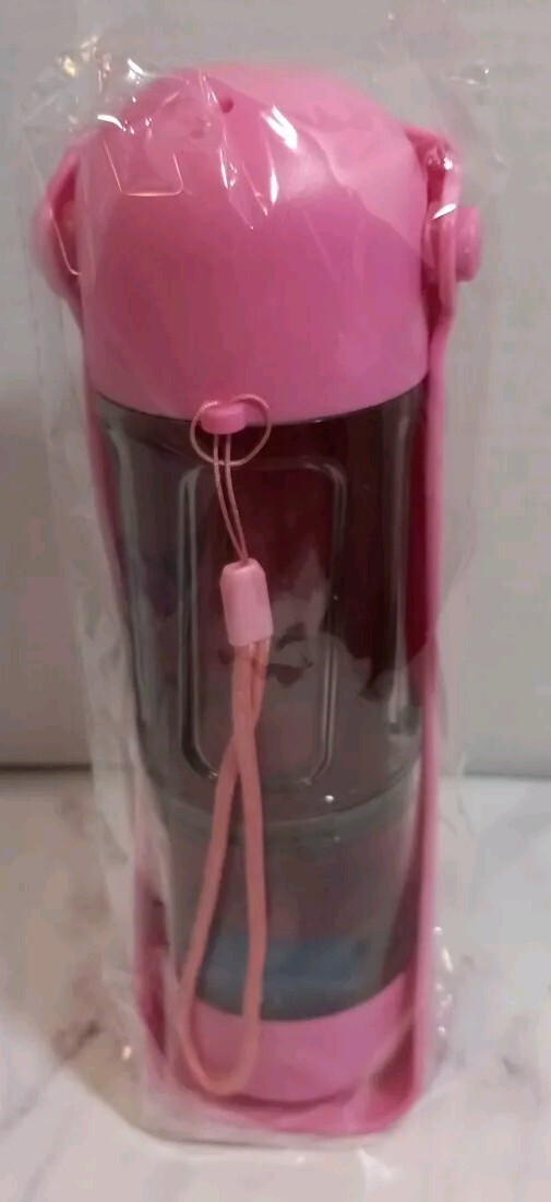 Portable Multifunctional Folding Pet Cup Pink New