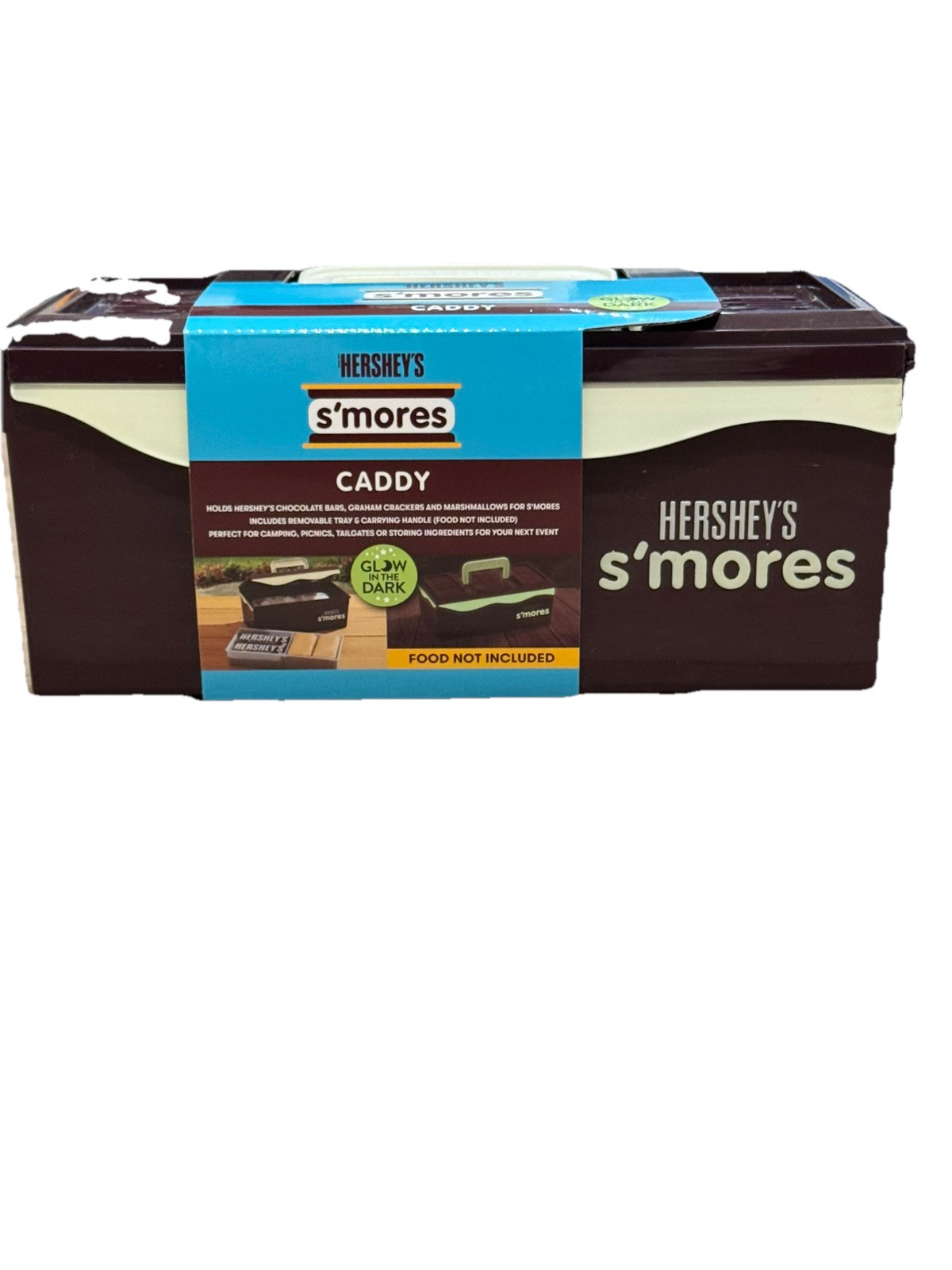 Hershey's S'Mores Caddy Glow in the Dark. Food Not Included NEW