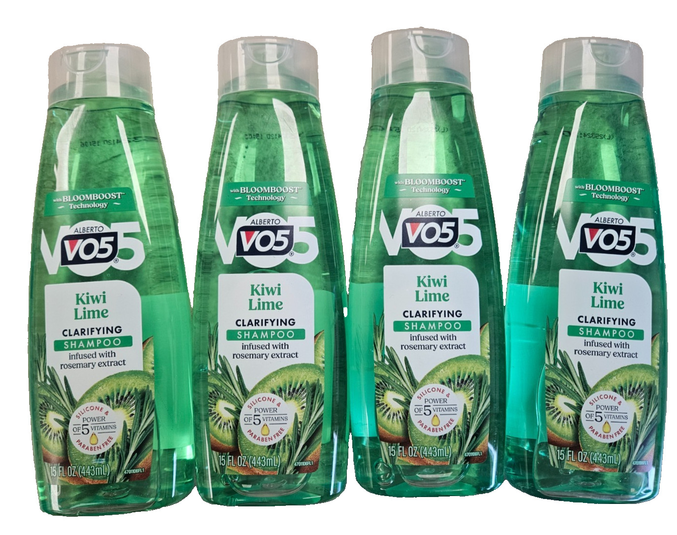 VO5 Shampoo KIWI LIME Clarifying Shampoo 15oz ( 4 bottles )