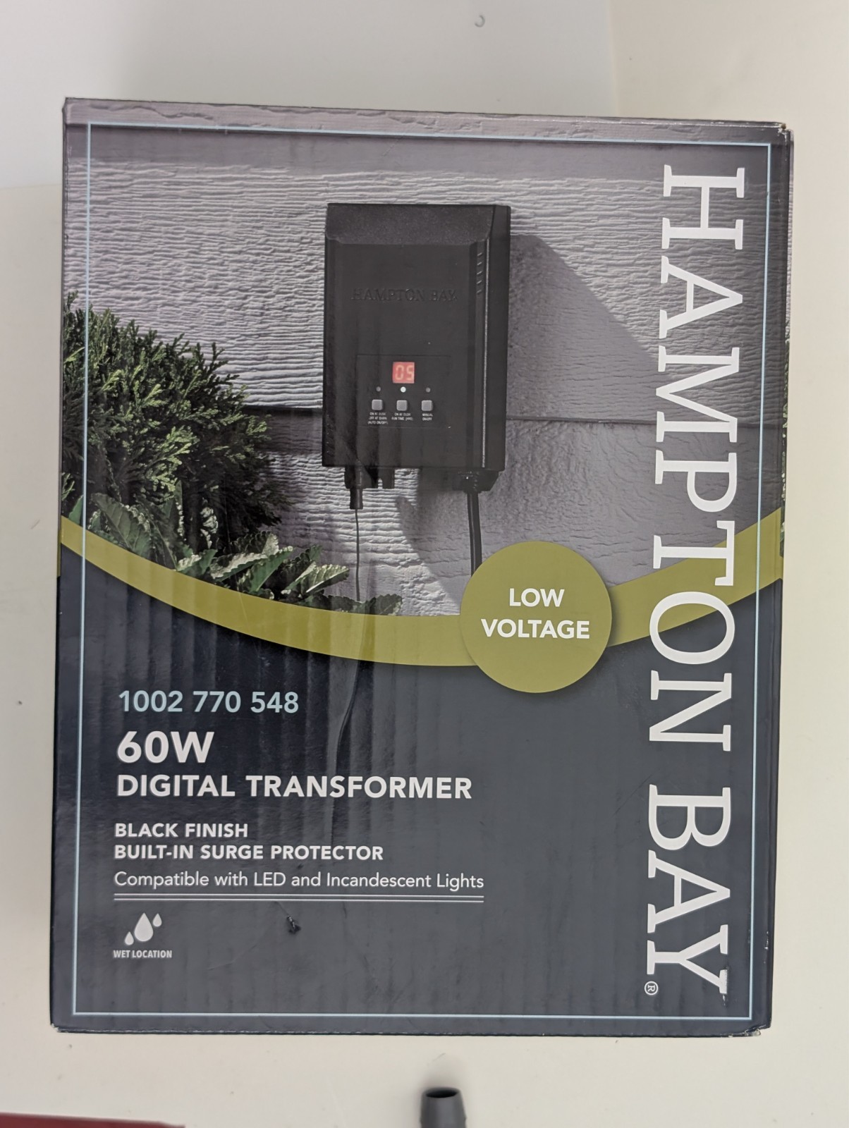 Hampton Bay Low-Voltage 60-Watt Landscape Transformer SL-60-12-SV