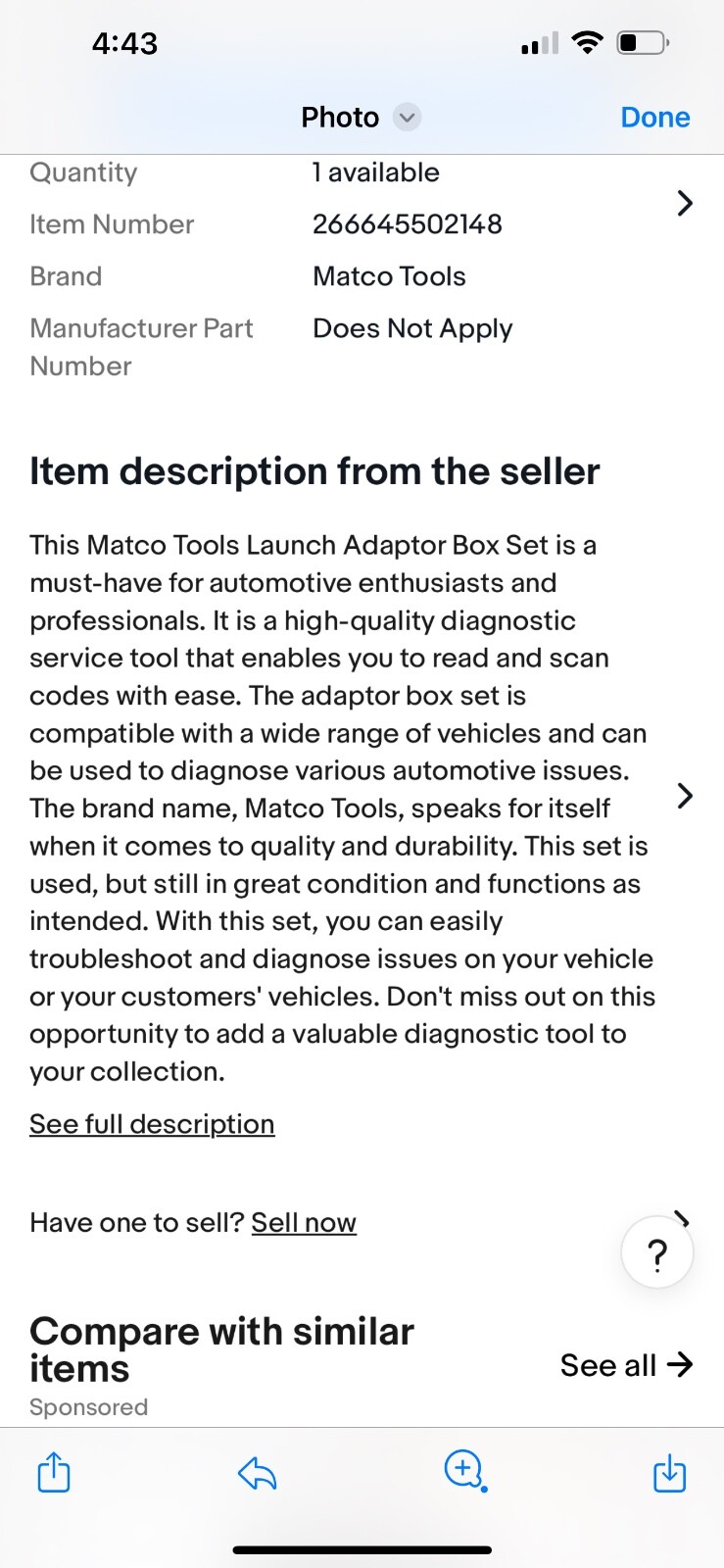 Matco Adapter Box