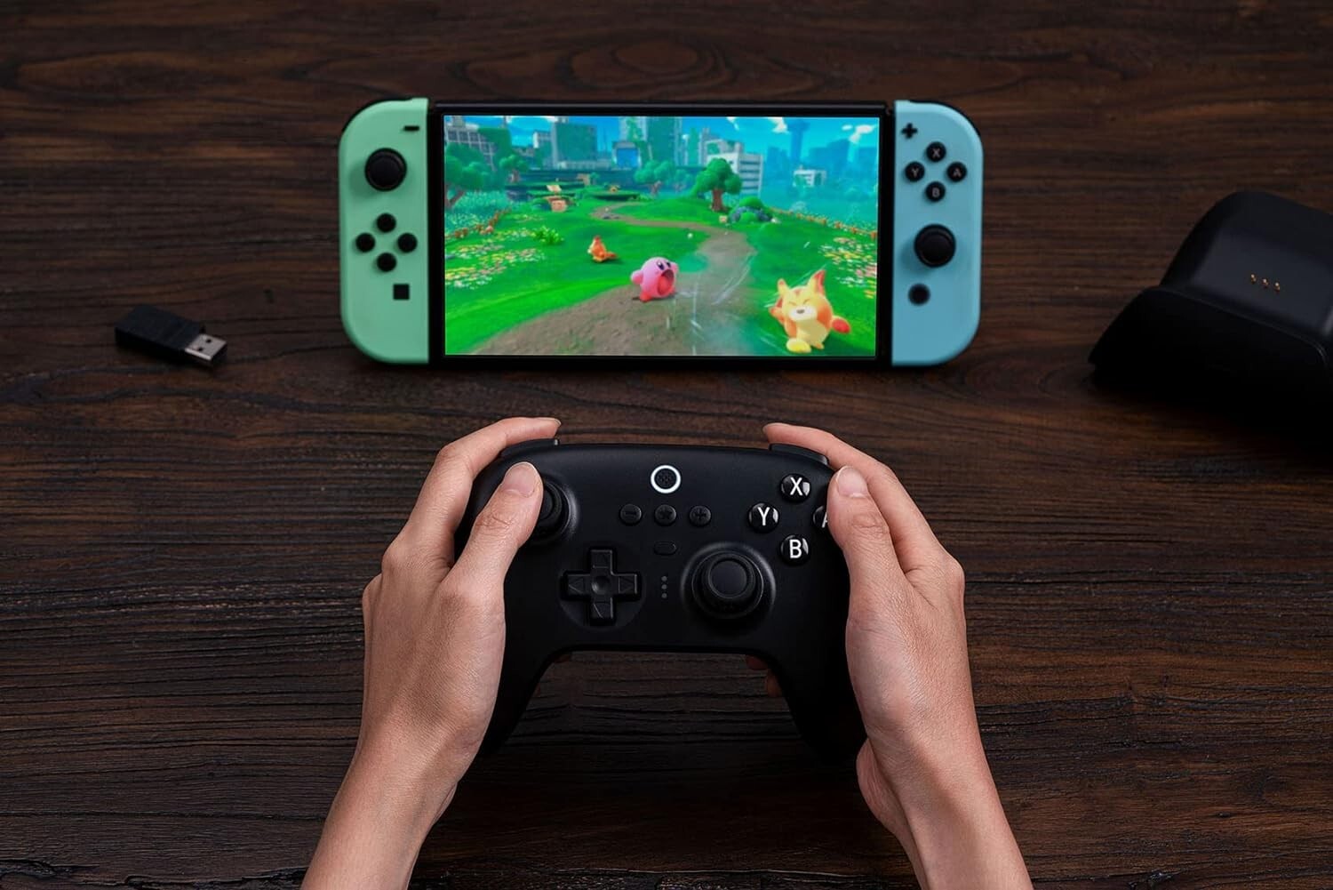 8BitDo Ultimate Bluetooth Controller with Dock Switch Windows SteamOS Black New
