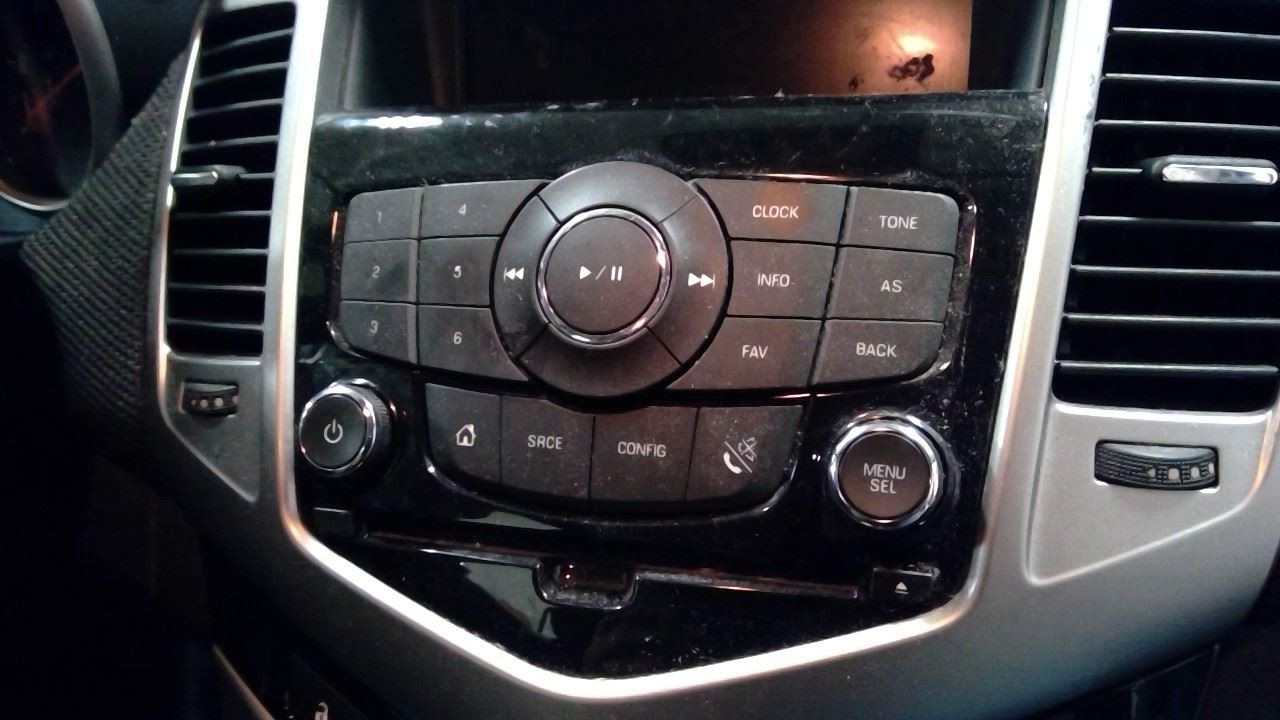 Audio Equipment Radio VIN P 4th Digit Limited Opt Ufu Fits 13-16 CRUZE 10319898