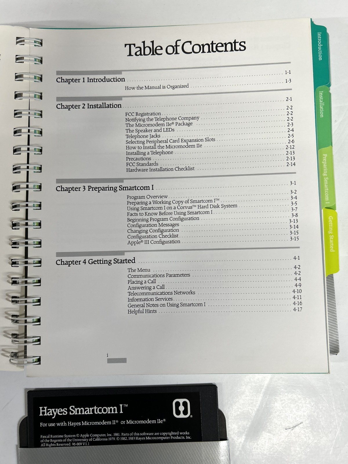 Hayes Micromodem IIe Smartcom 1 Manual & Software