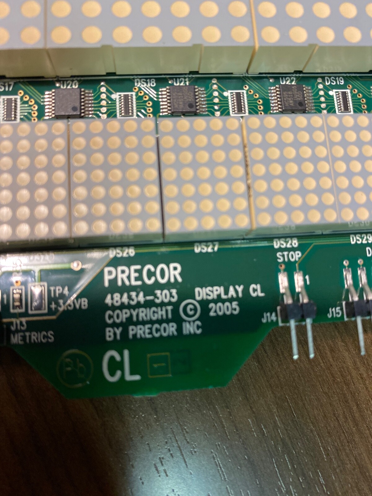 Precor MFR-48434-403 PCA Upper Board Control Panel