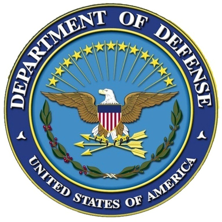 DEPARTMENT OF DEFENSE BUMPER STICKER LAPTOP STICKER TOOLBOX STICKER ROUND