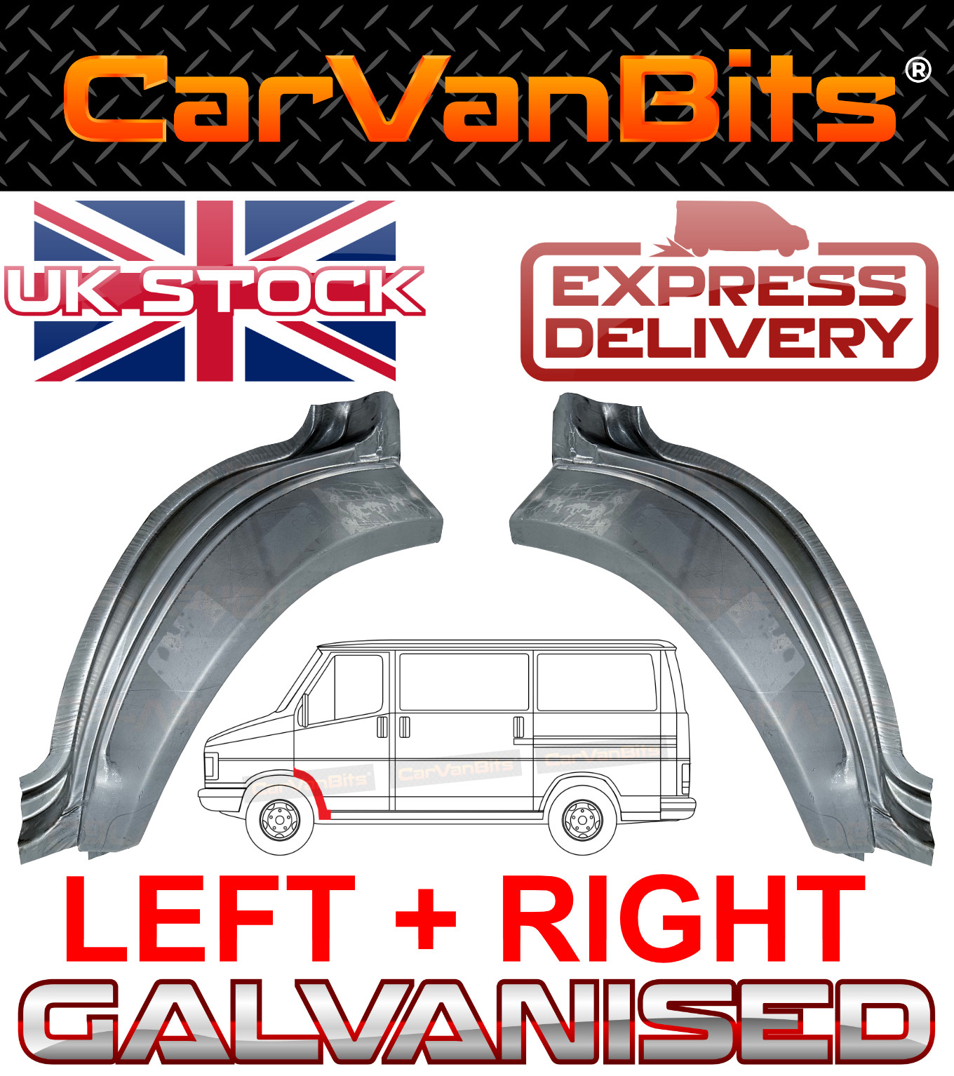 FOR CITROEN C25 PEUGEOT J5 FIAT DUCATO 81-94 FRONT WHEEL ARCH SILL REPAIR PANEL