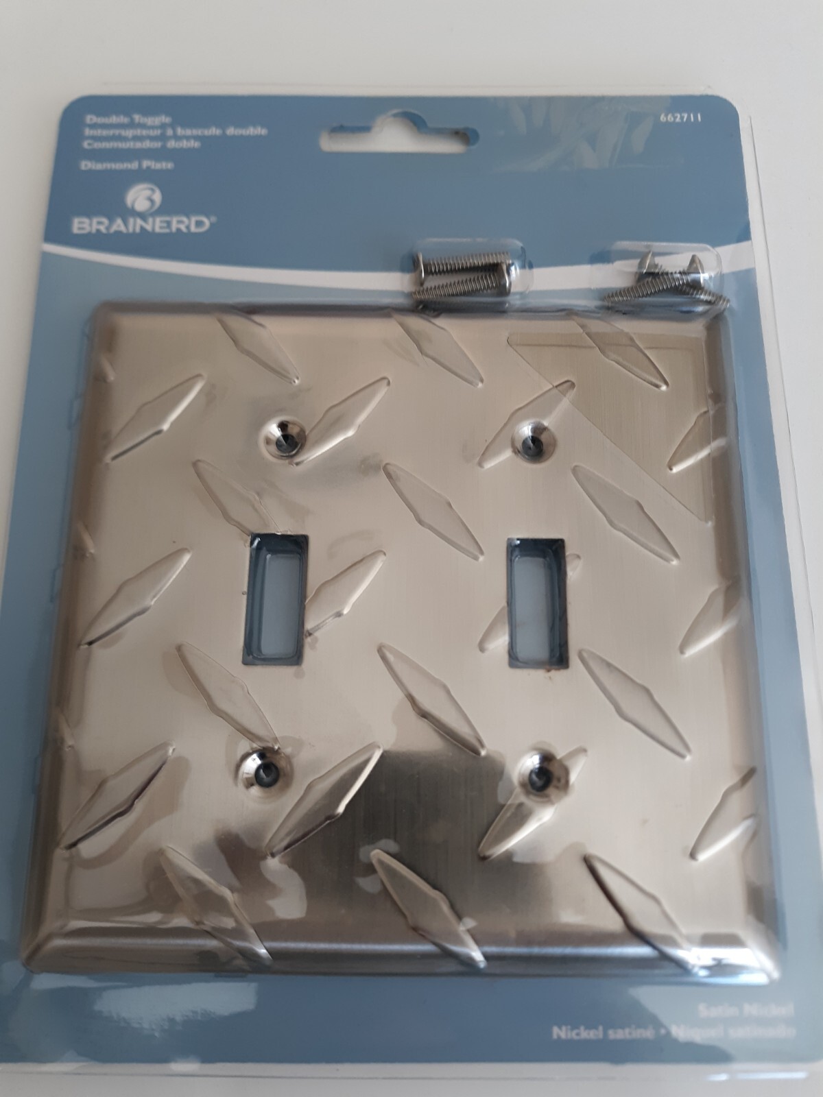 Brainerd - Satin Nickel Toggle Standard Wall Plate Bundle