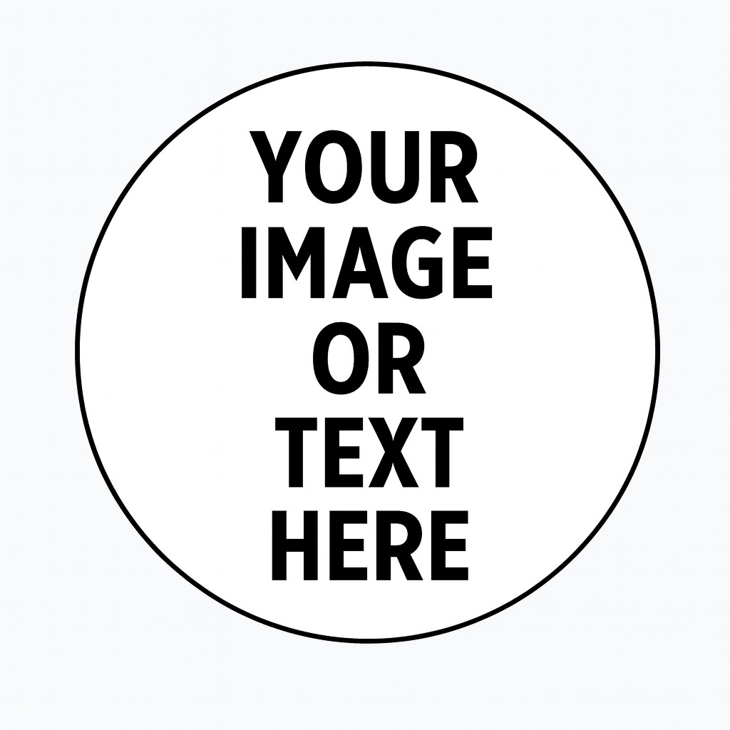 Custom Printed Stickers – Your Text or Image – Glossy/Matte – Multiple Sizes