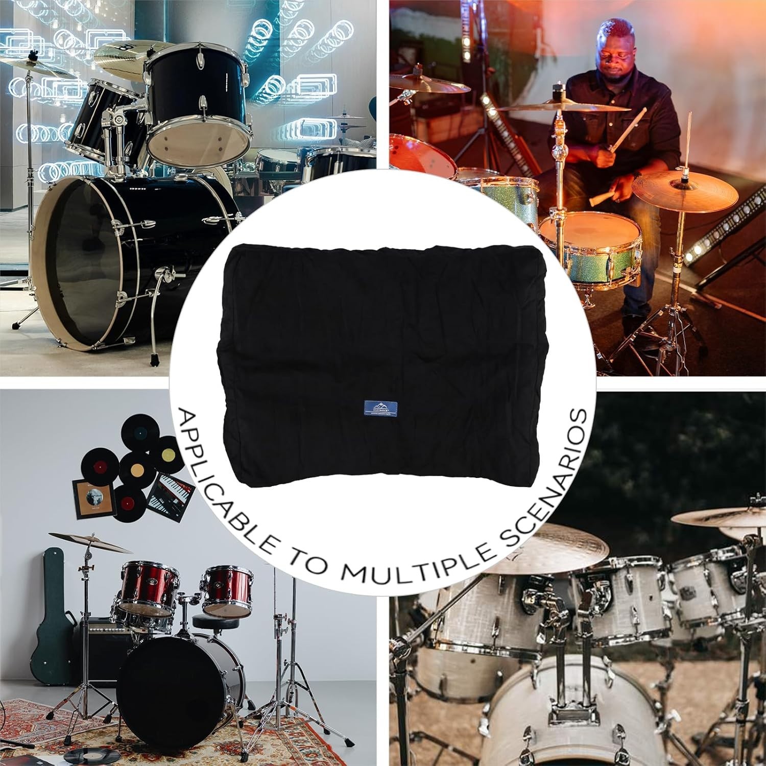 Bass Drum Pillow Drum Muffling Pillow for 22-24 inches Bass Drum Dampening Pi…