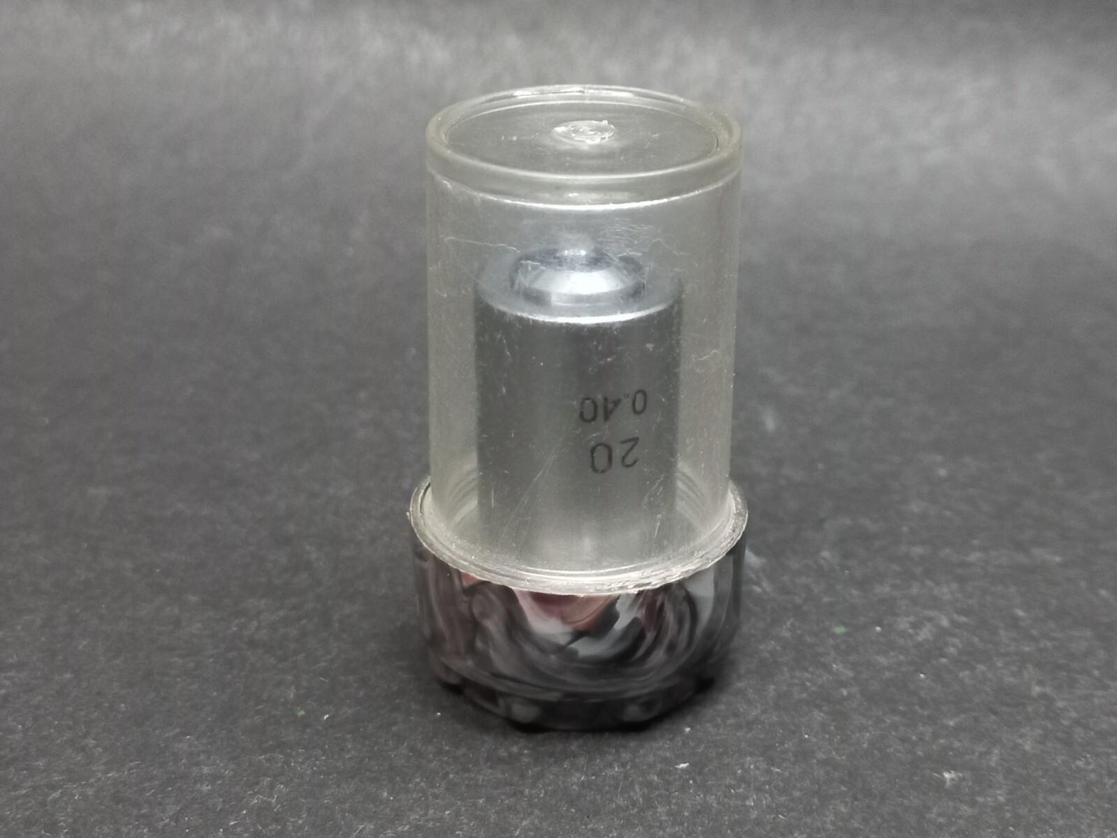 Soviet Vintage Microscope Lens LOMO 20/0,40, USSR Microscope Accessories