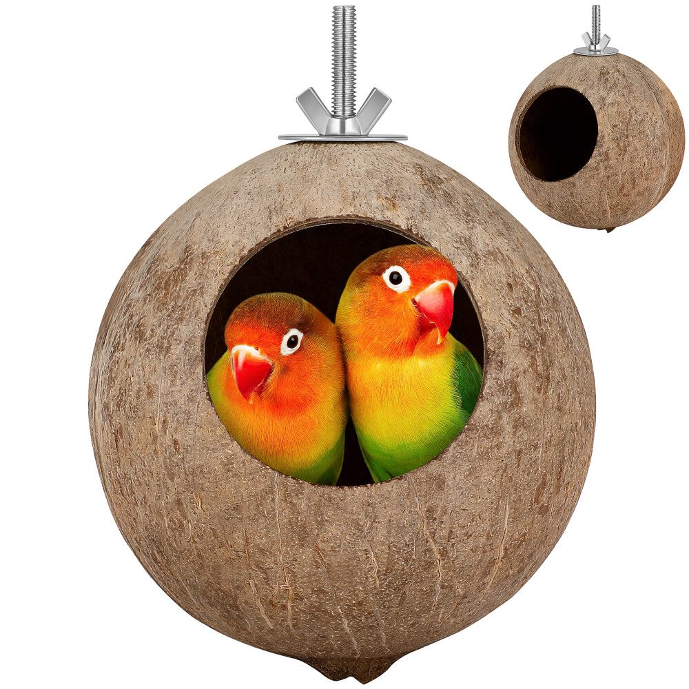 Bird Nest Hamster Squirrel Breeding Nest Bird House Pendant for Yard Garden