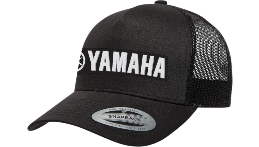 NEW FACTORY EFFEX 25-86202 Yamaha Core Trucker Hat - Black - MOTORCYCLE