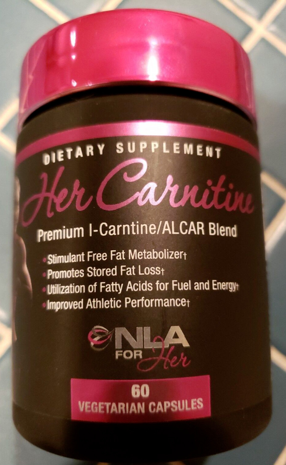 NLA for Her - Her Carnitine Premium L-Carntine/ALCAR Blend 60 Veg Caps - 2/2027