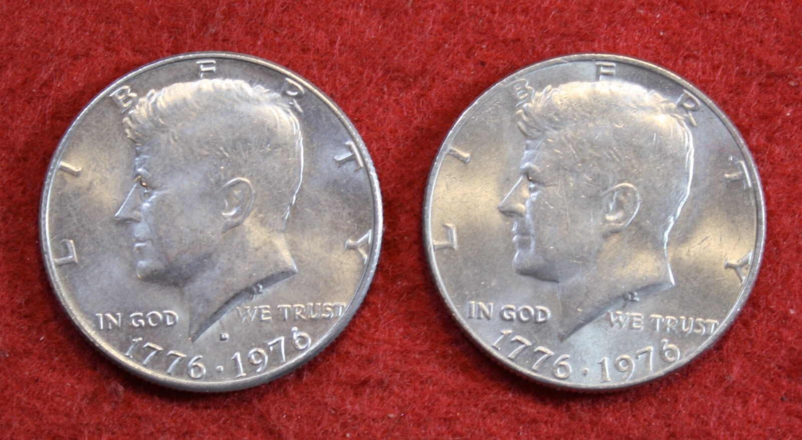 1976 P&D Kennedy Half Dollars in nice Circulated Condition