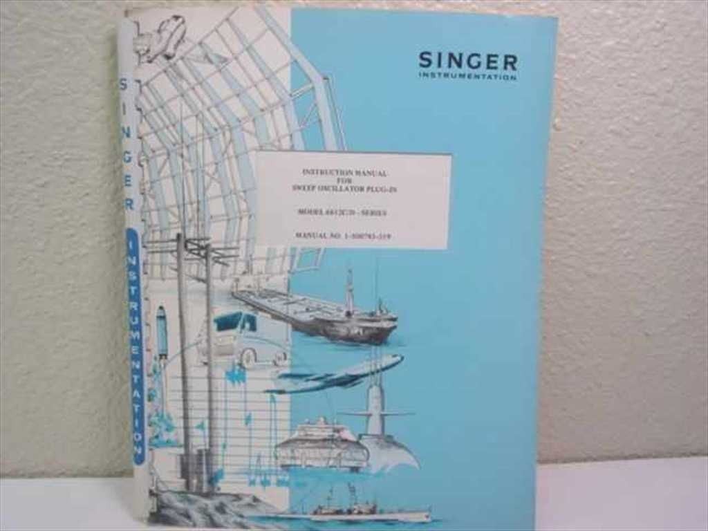 Singer Instrumentation 6612C/D Sweep Oscillator Plug-In Instruction Manual 1-500
