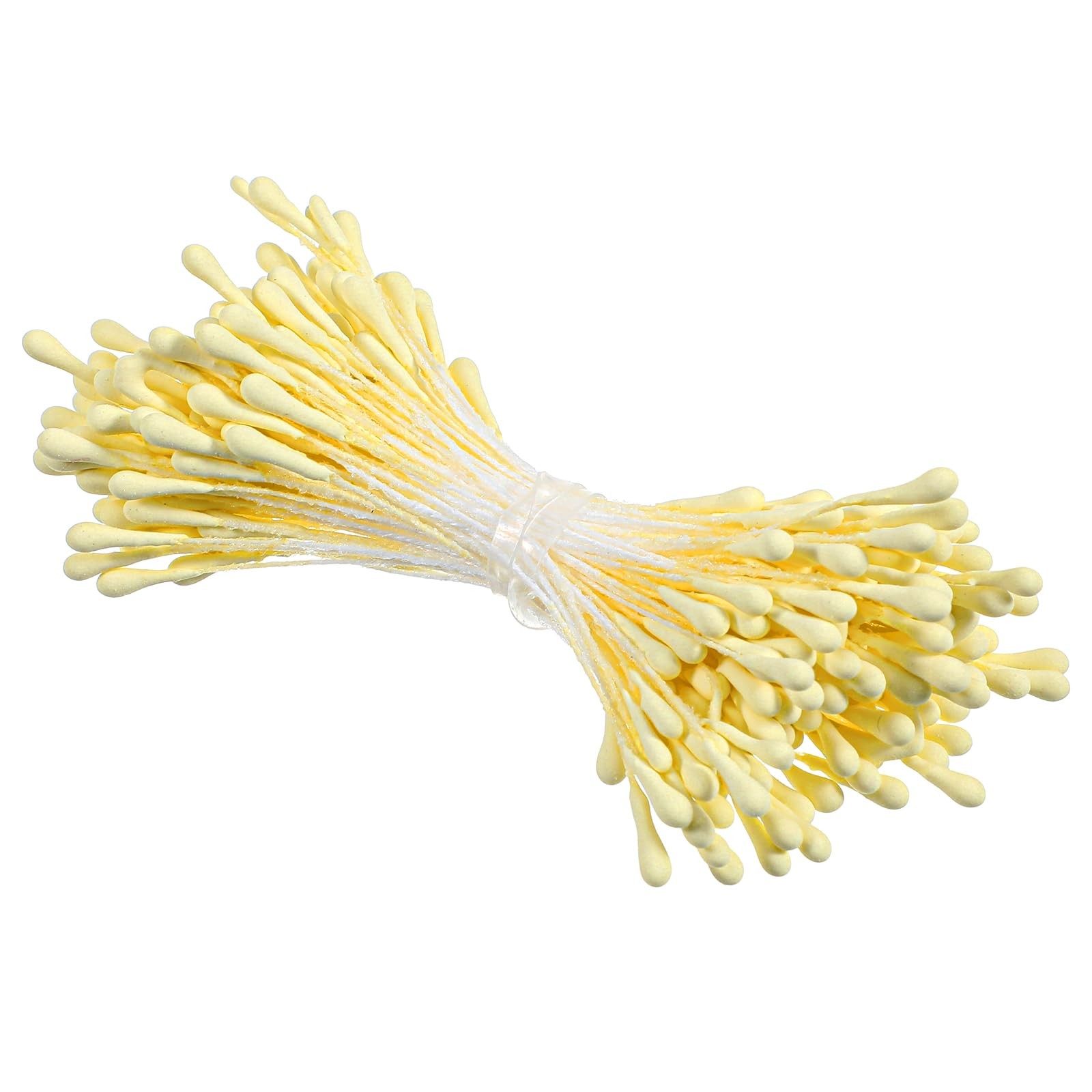 420 PCS 3mm Pearl Double Heads Flower Stamens Artificial DIY Card Wedding