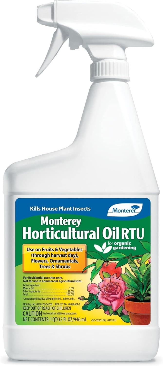 Monterey Ready to Use Horticultural Insecticide/Pesticide Oil Spray, 32 oz