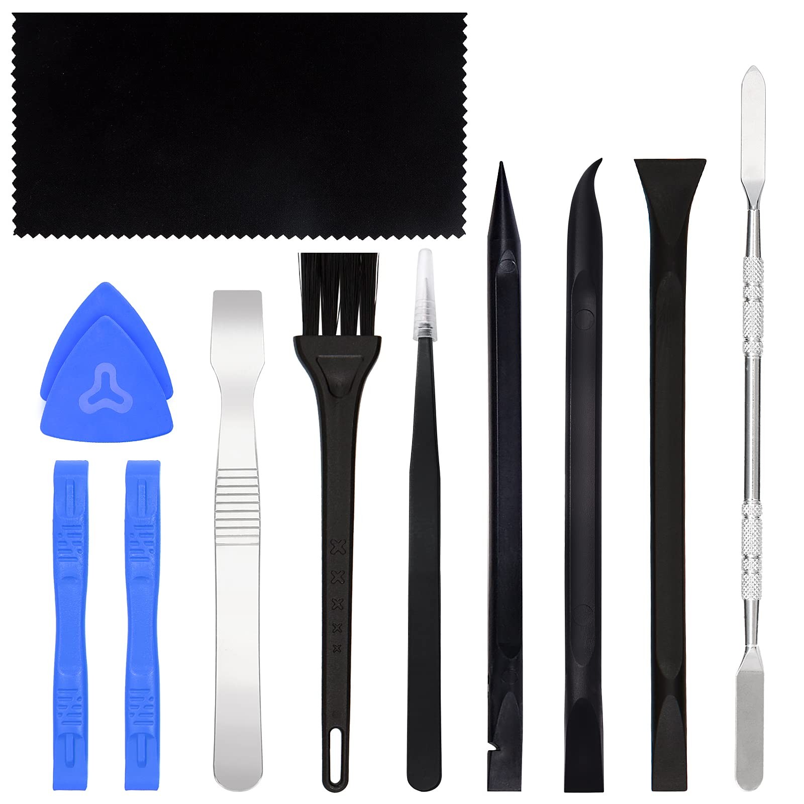 STREBITO Spudger Pry Tool Kit 12 Piece Opening Tool, Metal & Plastic 12 in 1