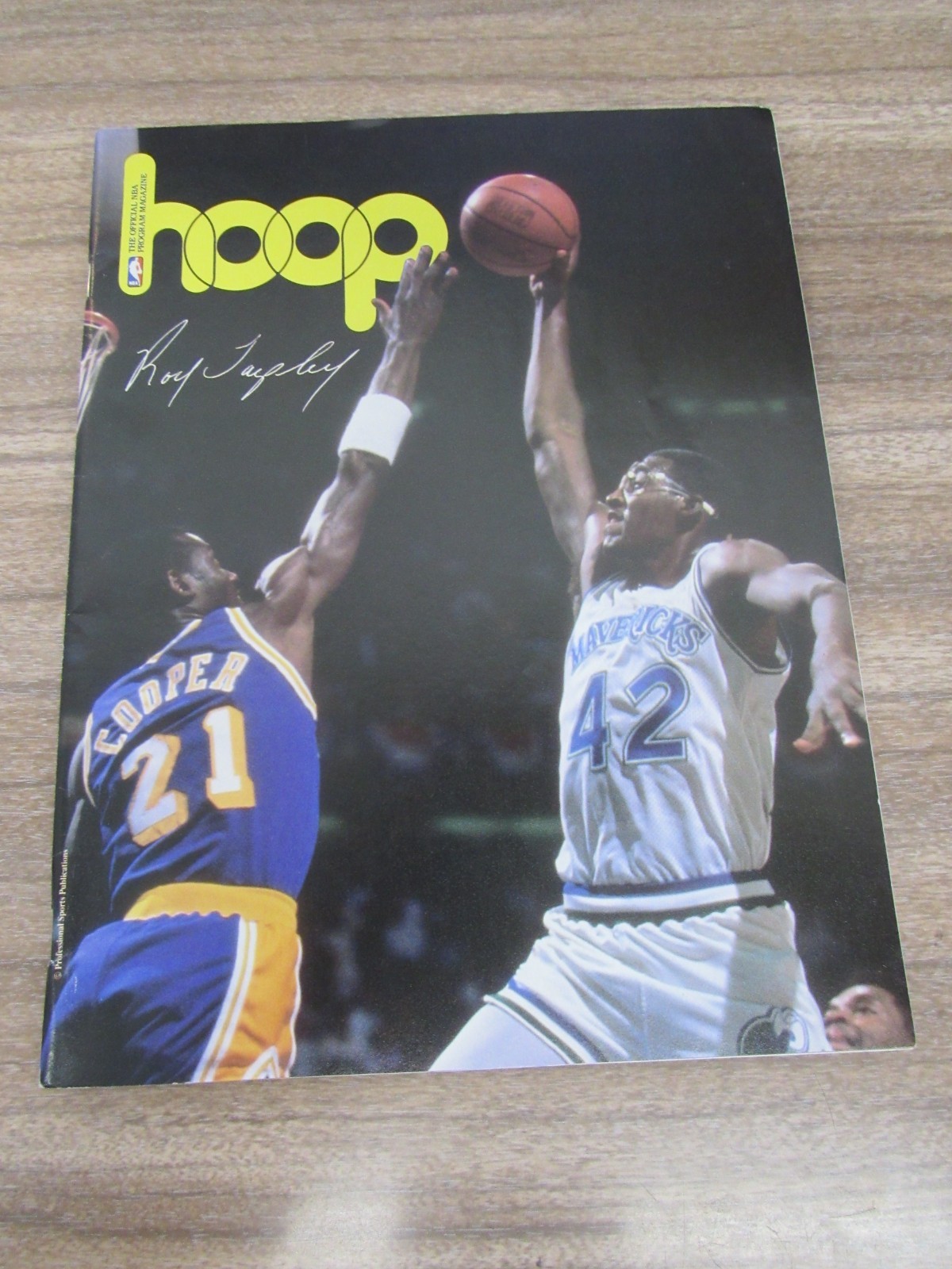 1988-89 Denver Nuggets vs. Mavericks Program Roy Tarpley READ