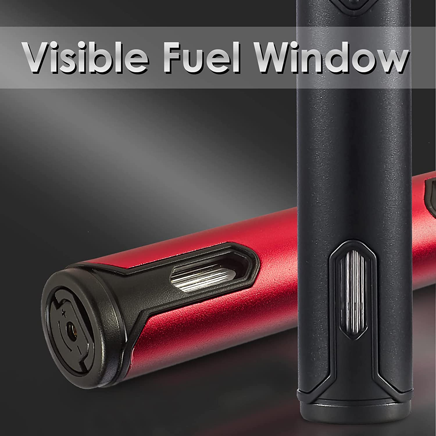 2 Pack Butane Torch Lighter, 6-Inch Refillable Pen Lighter Adjustable Jet Flame