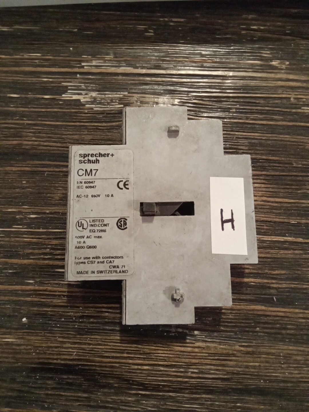 Sprecher + Schuh CM7 Interlock Switch